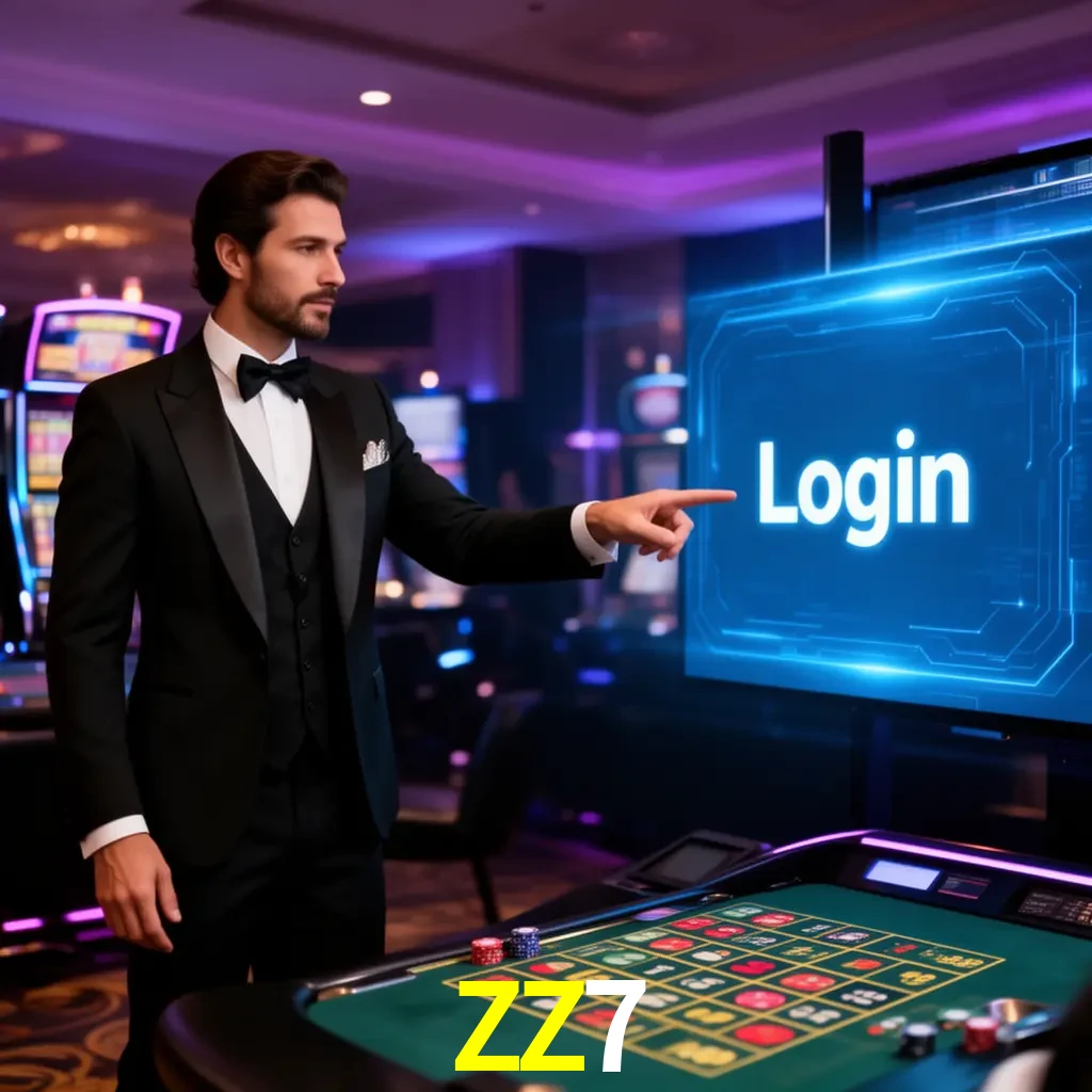 ZZ7 Login - OTP, cuenta y soporte Pantalla ZZ7 Login con OTP, contraseña, cuenta segura y soporte móvil